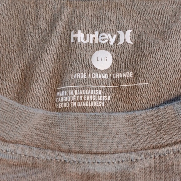 Men's Hurley army green graphic tee - Picture 3 of 8